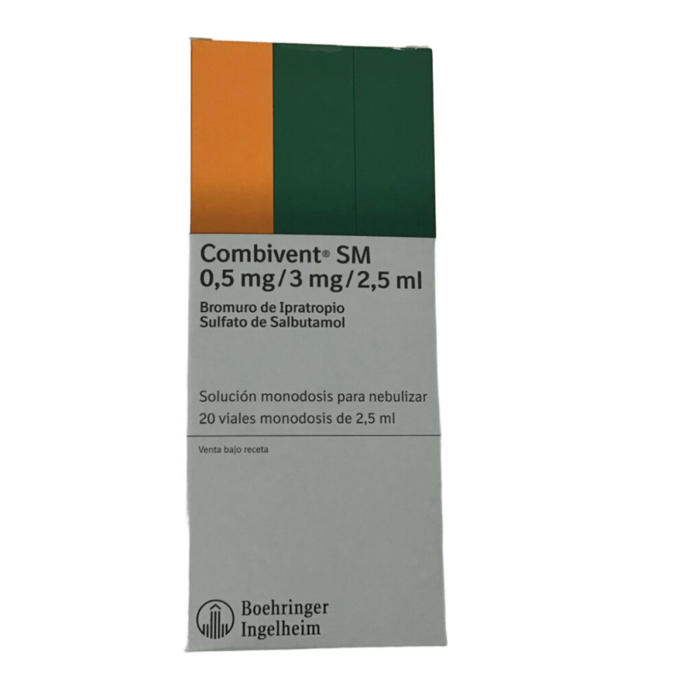 COMBIVENT SM VIALES DE 2,5 ML. CJ X 20 A única