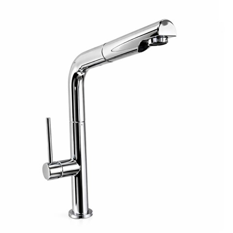 Grifería de cocina Monocomando de mesada extensible Vetta Cromado Brillante Grifería De Cocina Monocomando De Mesada Extensible Vetta Cromado Brillante