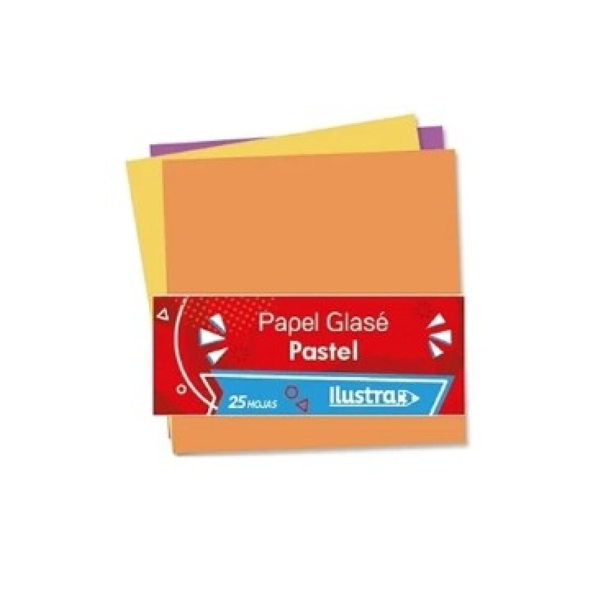 Papel glase pastel 