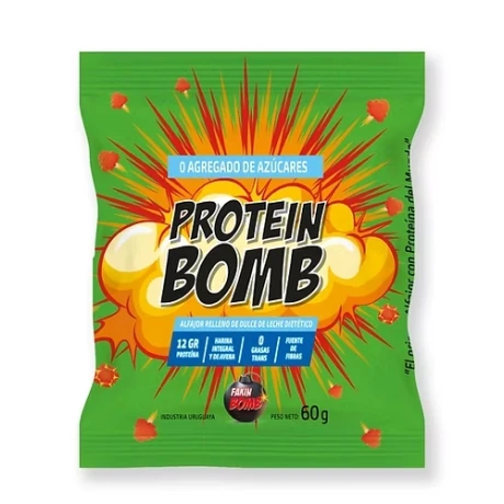 ALFAJOR BOMB PROTEIN 60G CAJA X 10 UNIDADES 001