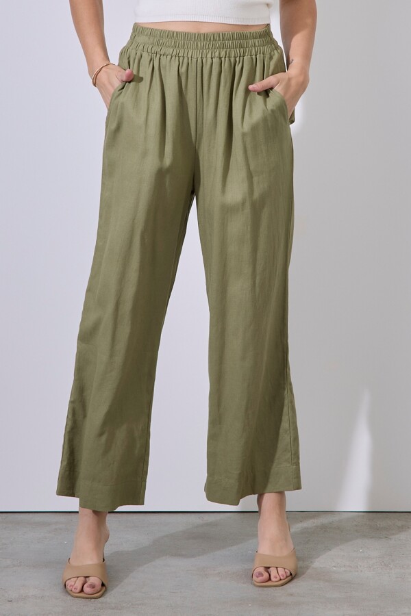 Pantalon Lino OLIVA