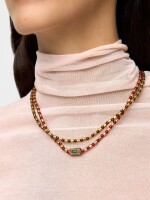 Set De Collares Étnicos multicolor
