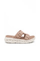 Sandalia de goma dos hebillas 5202 Beige