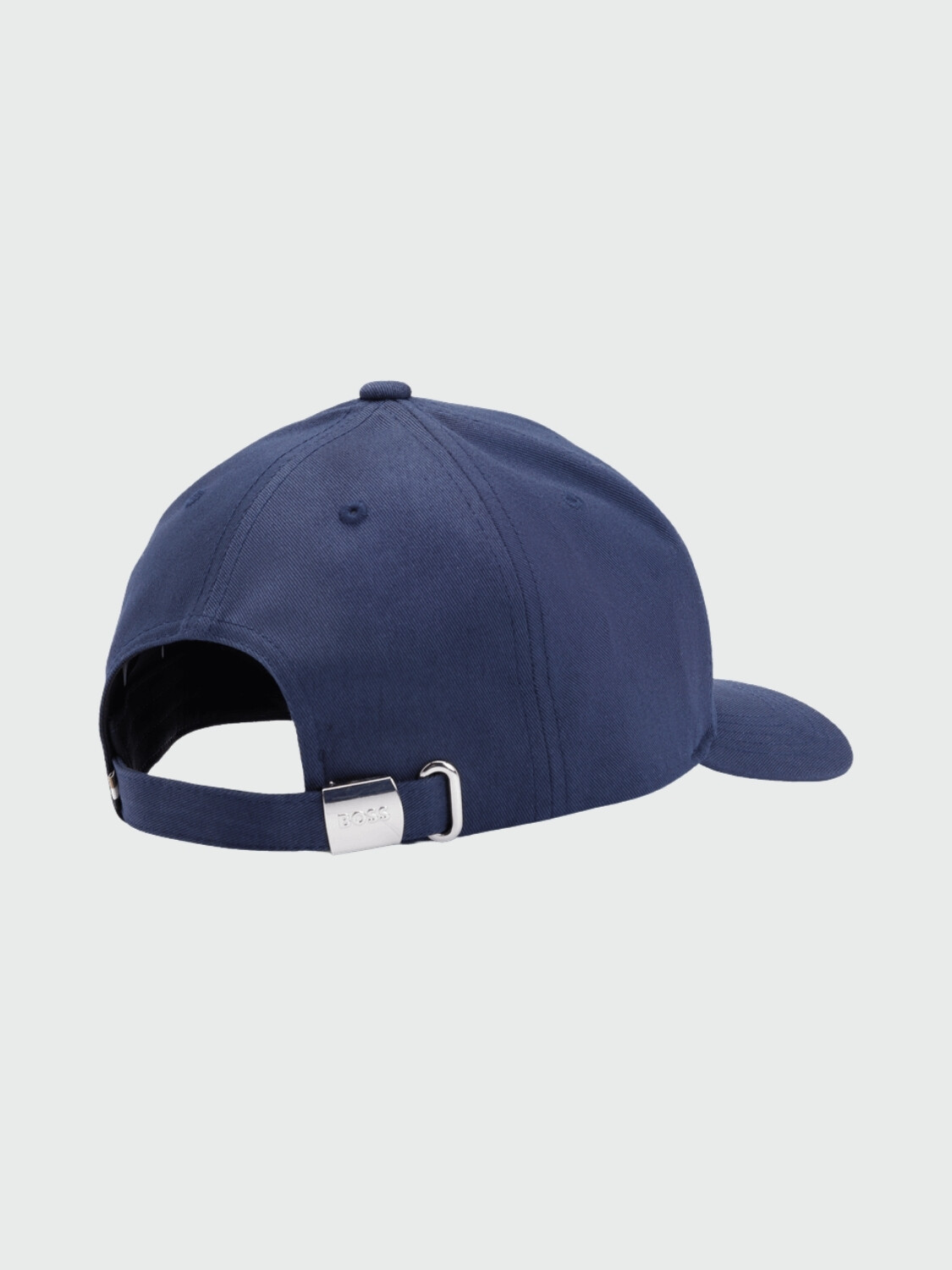 BOSS Gorra de Algodón con Logo 3D Bordado Azul Oscuro