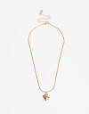 Cadena Corta con Dije Strass Cadena Con Dije Foodie - Dorado