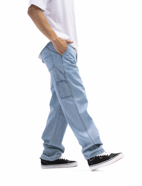 Jean Carpintero Oversized Celeste