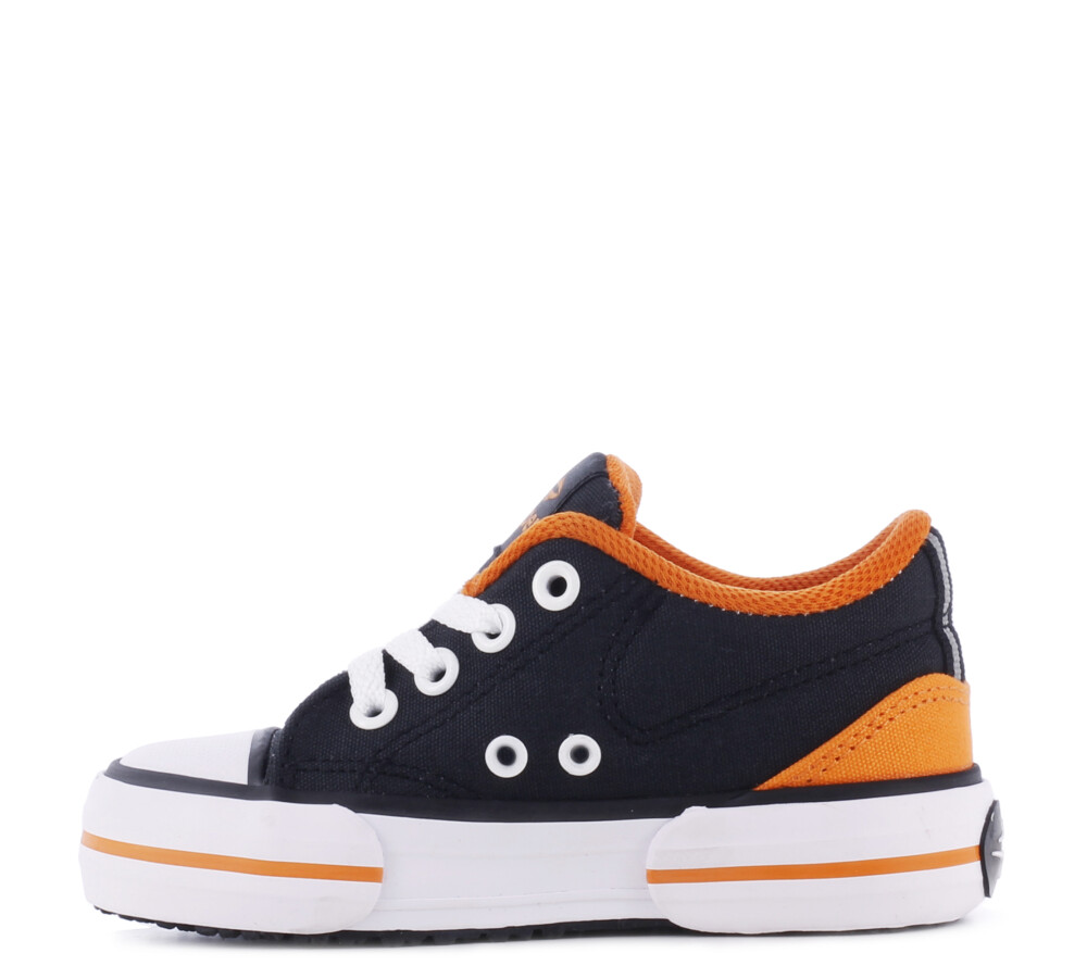 Street Nova Low Kids Negro/Naranja