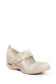 Zapato Guillermina Con Velcro Cuero NATURAL