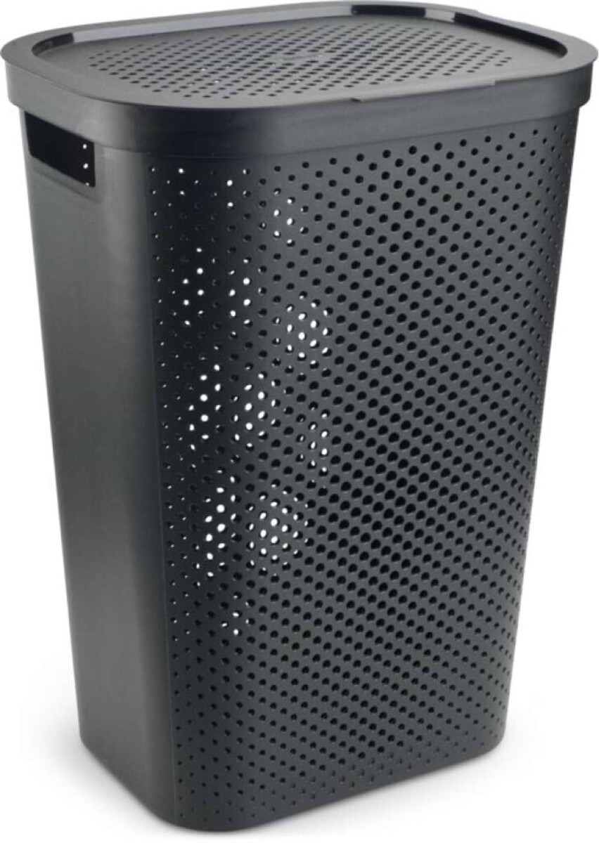 Cesta Para Ropa Infinity Plastico - Negro 