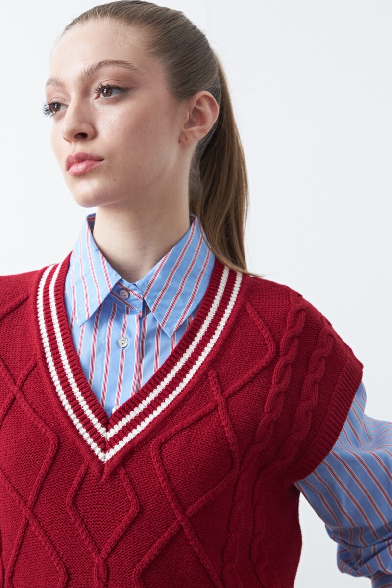 CHALECO ANTLIA Rojo Oscuro