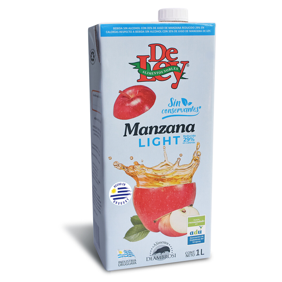 Jugo DE LEY 1 litro - Manzana Light 