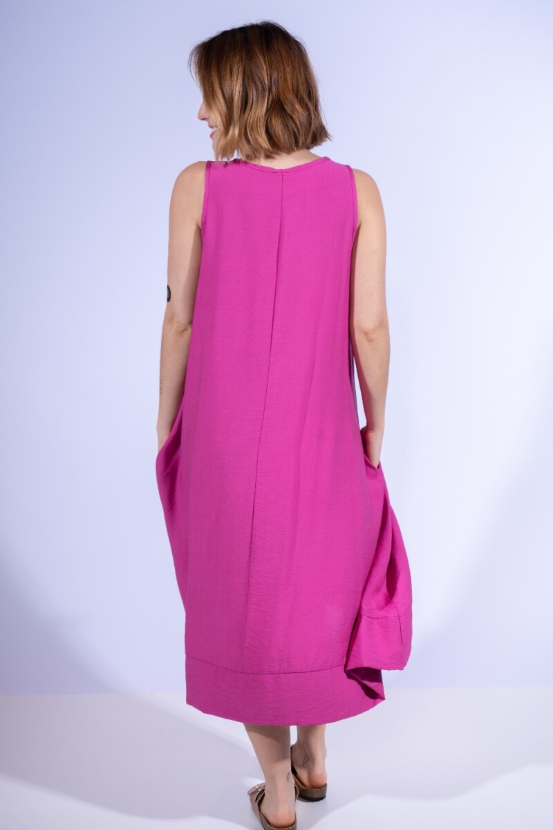 Vestido Polonio Fucsia