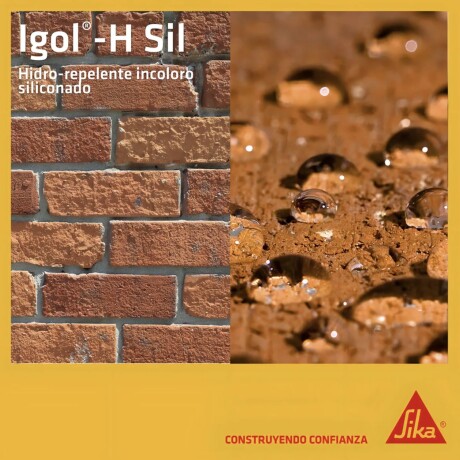 Impermeabilizante Sika Ladrillos Incoloro Igol-H-Sil 5lt Impermeabilizante Sika Ladrillos Incoloro Igol-H-Sil 5lt