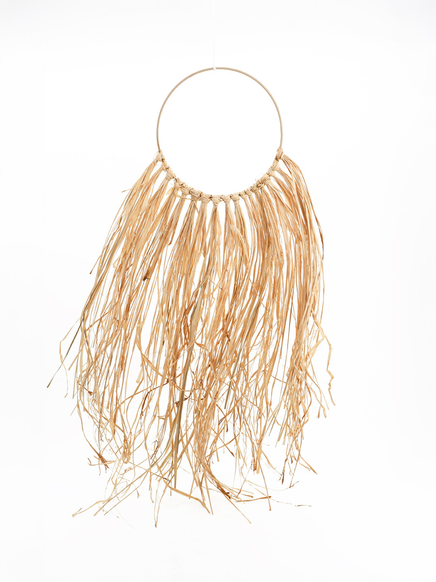 ADORNO COLGANTE FIBRA - NATURAL 