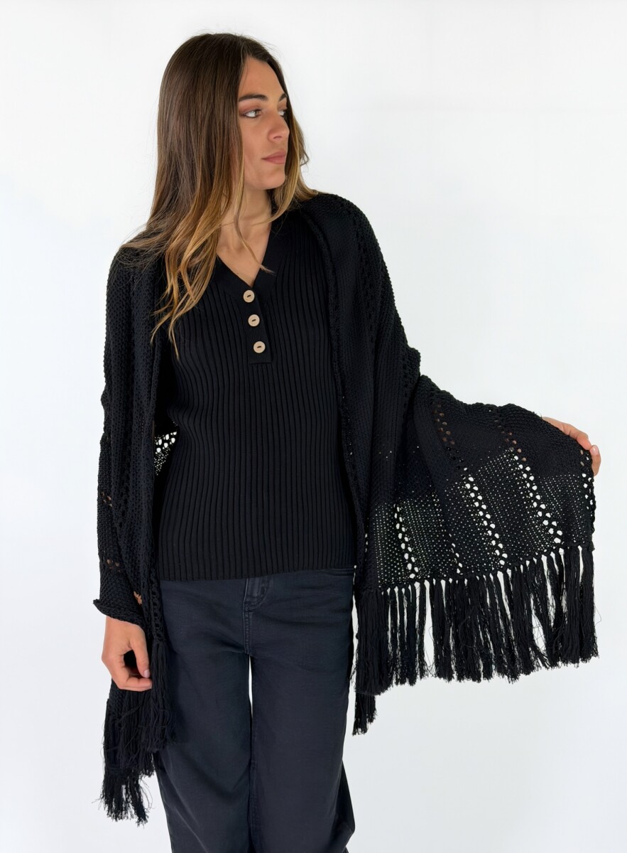 PASHMINA AZEDA - NEGRO 