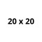 Cubre objeto 20 x 20 (100 unidades)