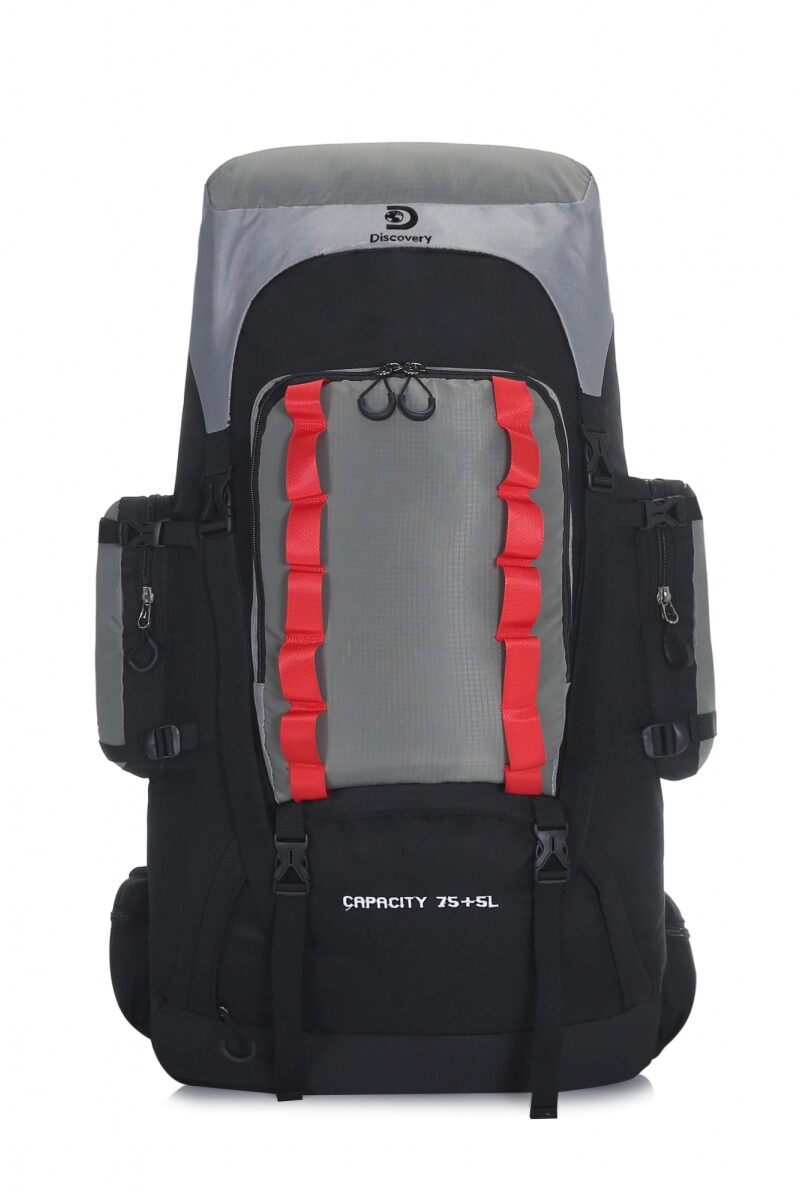 Mochila mochilera de trekking impermeable Gris