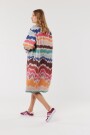 PAOLA PRINTED MIDI COAT Multicolor