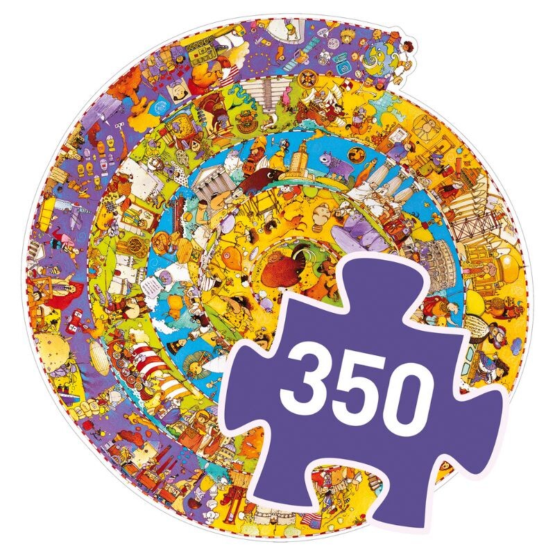 Puzzle observación Circular D:65 cm 350 Pcs 7+ - Historia Puzzle observación Circular D:65 cm 350 Pcs 7+ - Historia