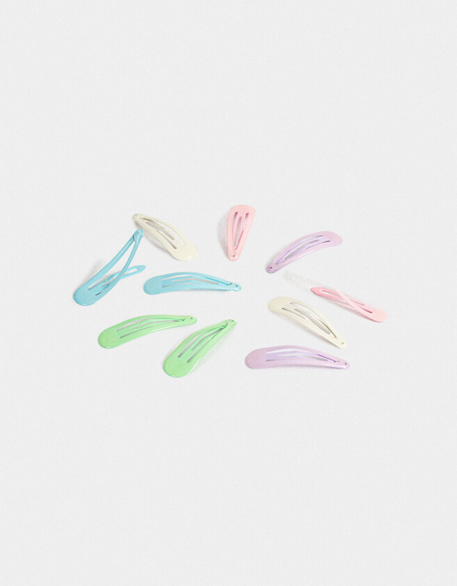 Hebillas Tic Tac Classic Set De Hebillas Tic Tac - Combinacion Multicolor