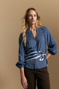 CAMISA LILO Azul Grisaceo