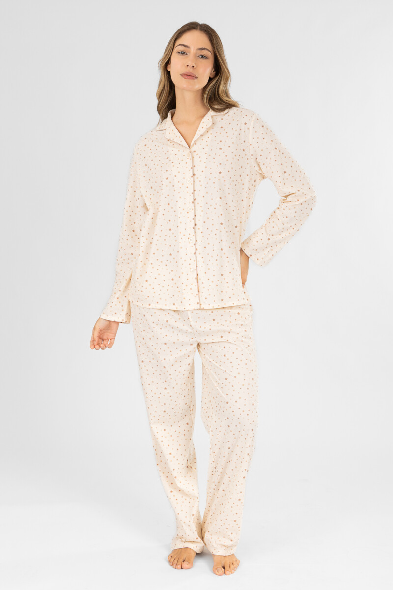 Pijama wincy estrellas - Beige 