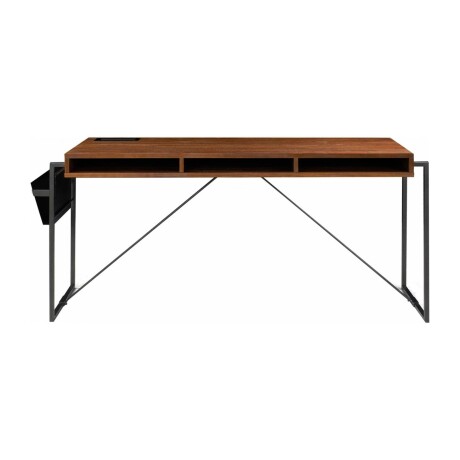 ESCRITORIO MADERA-Y-METAL MARRON YORK