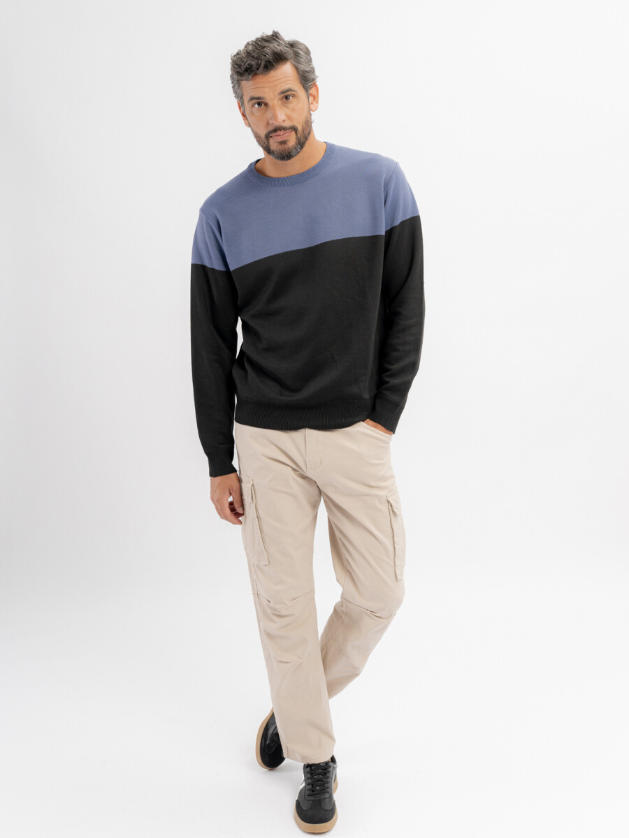 Pantalon cargo - caqui 