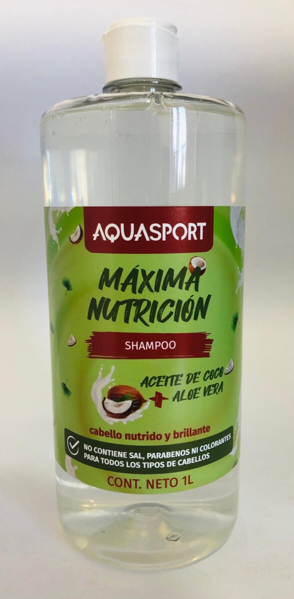SHAMPOO AQUASPORT MAXIMA NUTRICION 1L 