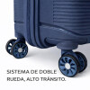 Set Valijas De Viaje Rígidas 2 Piezas Carry On 14” Y Valija 20” Azul Marino