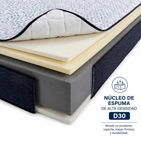 Colchón de Espuma LINEA DORADA 1 Plaza y Media 110 x 190 x 26 - Hasta 130Kg Colchón de Espuma LINEA DORADA 1 Plaza y Media 110 x 190 x 26 - Hasta 130Kg