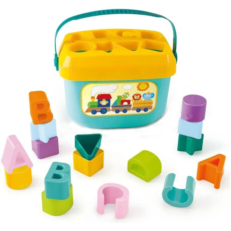 Juego de Encastre Formas/Letras para Bebés +18M Plástico Multicolor