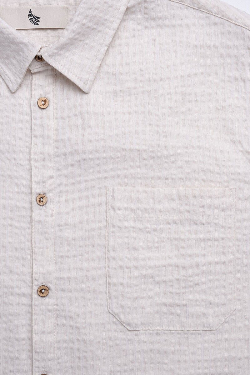 FEDE SHORT SLEEVE SHIRT Cream