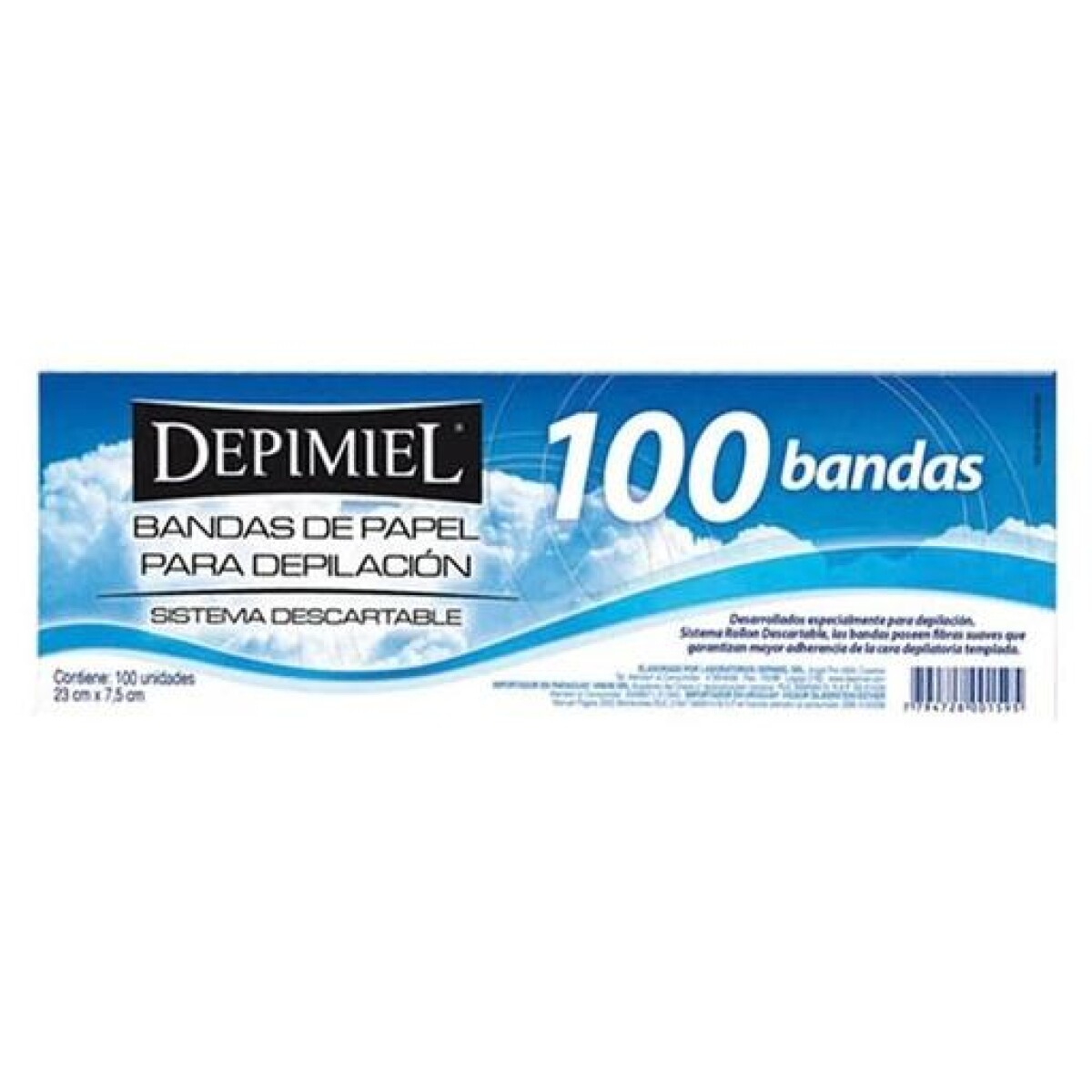 Bandas Depilatorias Depimiel Papel 100 Unidades 