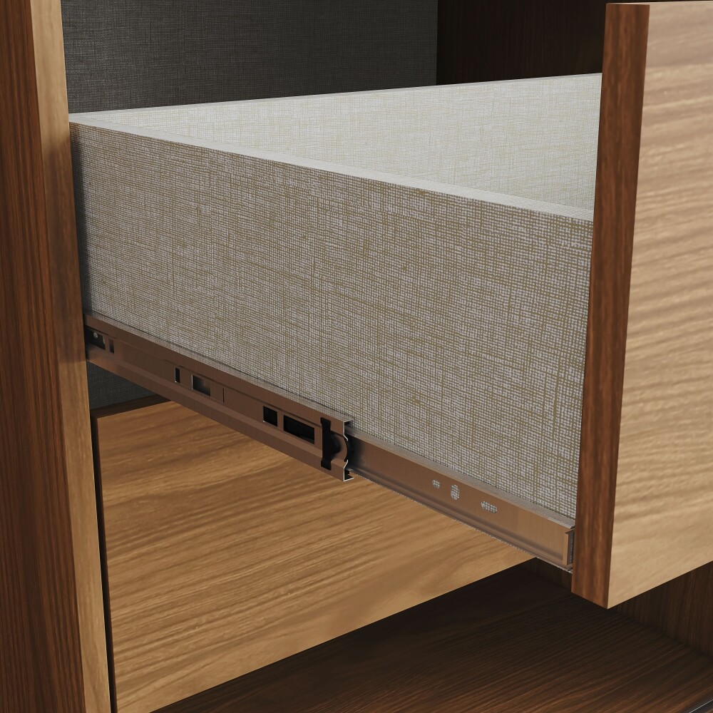 ROPERO CAYMAN 2 PUERTAS 6 CAJONES INTERNOS GUARDARROPA CLOSET ARMARIO 100% MDF OFF WHITE