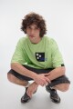 T-shirt Boxy Green