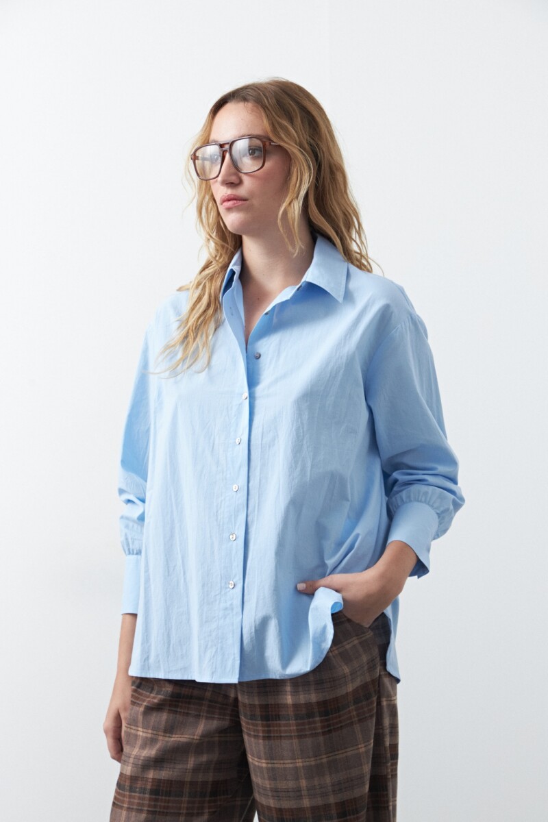 CAMISA DANAE Celeste