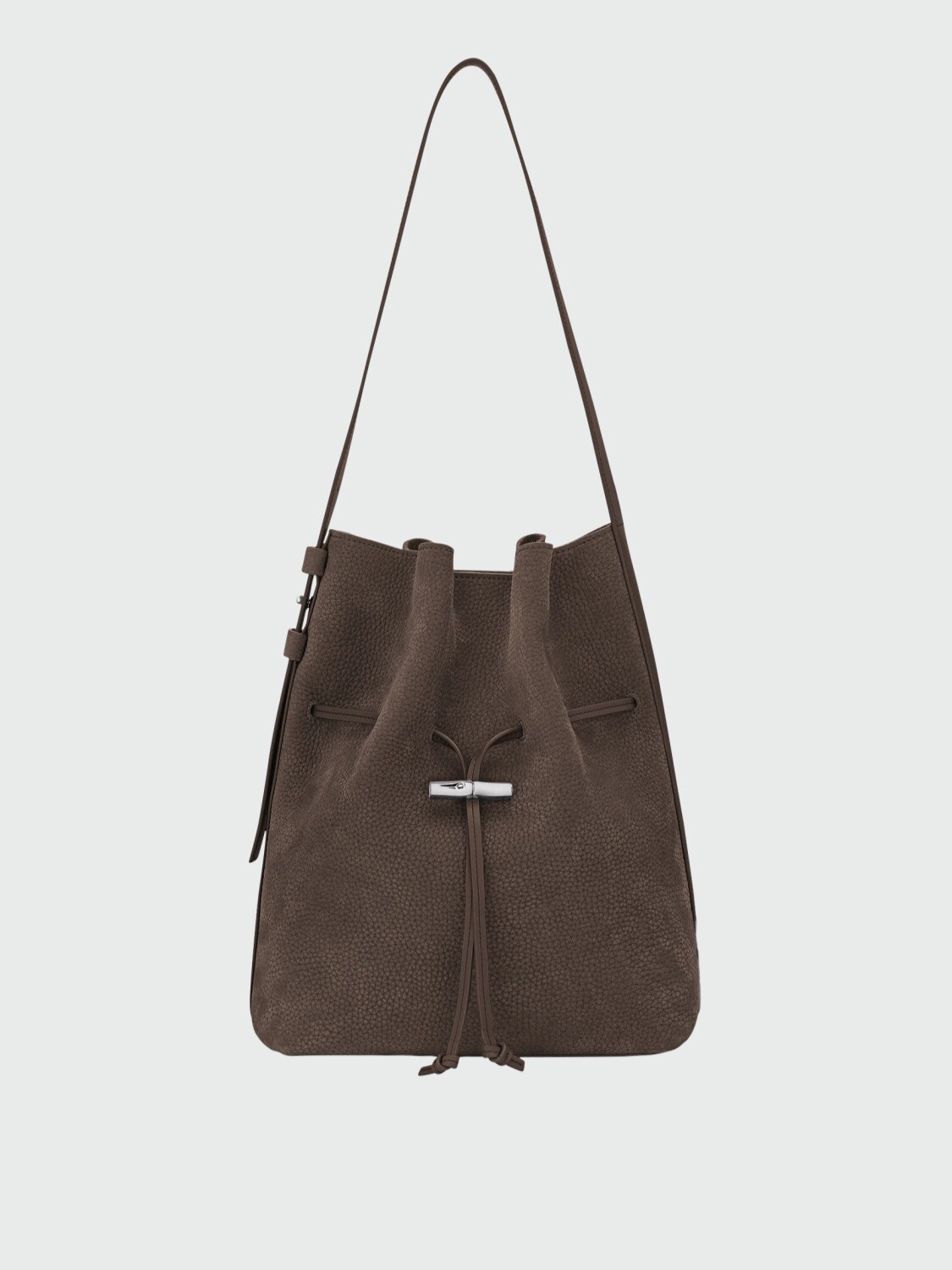 LONGCHAMP - LE ROSEAU VELVETY, CARTERA DE HOMBRO M Negro Estampado