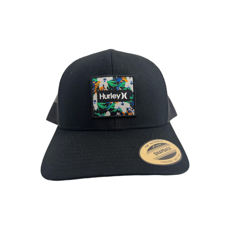 Gorra Hurley Seacliff Trucker - Negro / Verde CJ7539-015 - GORRA DE HOMBRE