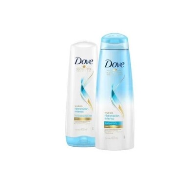 Shampoo Dove Hidratación Intensa 400 Ml. + Acondicionador 200 Ml. Shampoo Dove Hidratación Intensa 400 Ml. + Acondicionador 200 Ml.