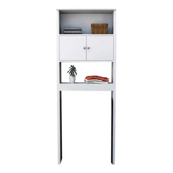 ARMARIO SOBRE LAVARROPAS O INODORO 65 CM 2 PUERTAS - BLANCO ARMARIO SOBRE LAVARROPAS O INODORO 65 CM 2 PUERTAS - BLANCO