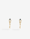 Aros Sets Cubic zirconia Set De Aros Con Cubic Zirconia - Dorado