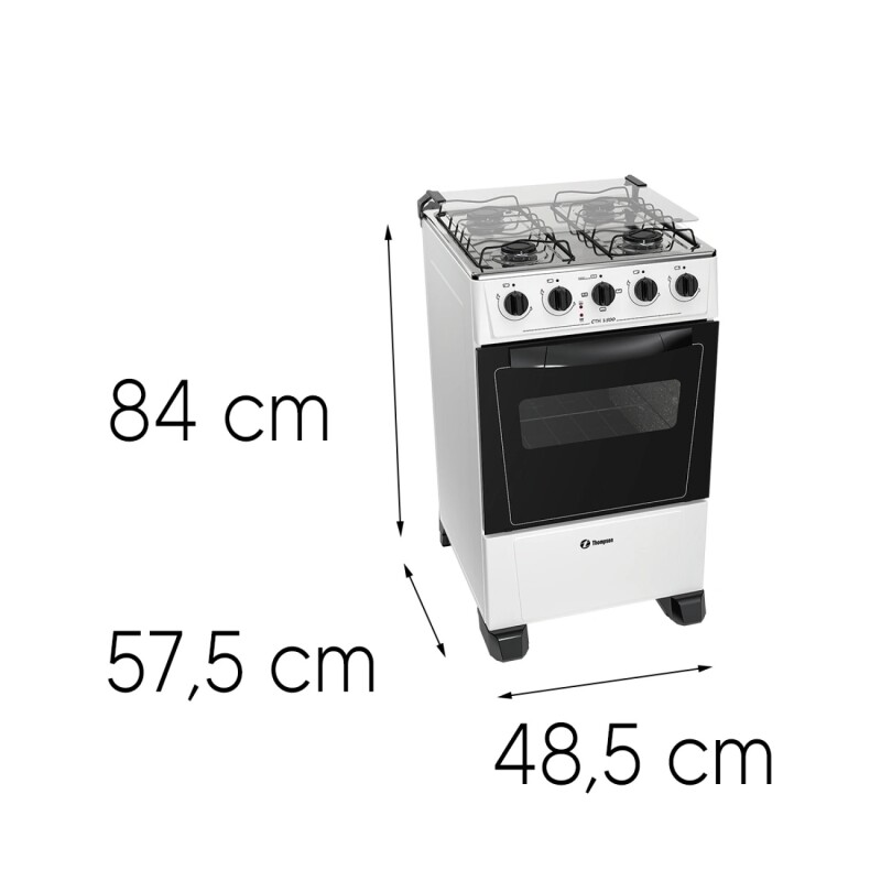 Cocina Combinada Thompson James 1500 Blanca Cocina Combinada Thompson James 1500 Blanca