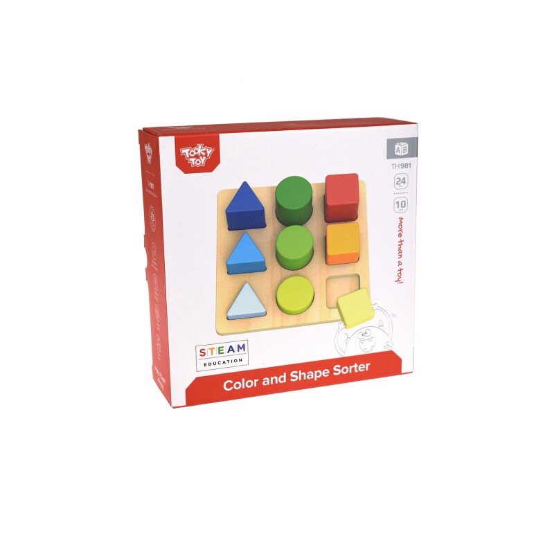 TOOKY TOY CLASIFICADOR DE FORMAS Y COLORES TOOKY TOY CLASIFICADOR DE FORMAS Y COLORES