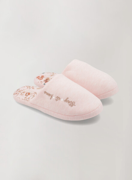 Pantufla flor Rosa antique