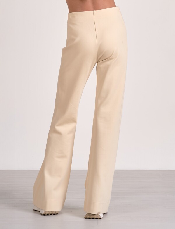 Pantalon Pespunte BEIGE CLARO