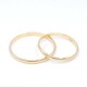 Par De Alianzas Oro 18 K Amarillo Bombe Clasico 2 mm Par De Alianzas Oro 18 K Amarillo Bombe Clasico 2 mm