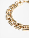 Pulseras Flexibles Metal Pulsera Flexible Metal Eslabones - Dorado