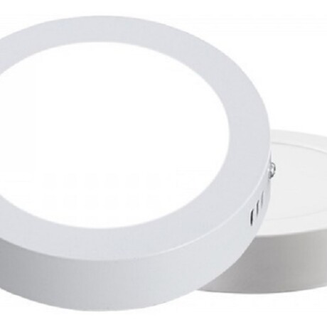 Panel LED 12W, de adosar , aplicar redondo BLANCO Cálido 3000K