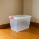 Set x2 Caja organizadora 65 lts TRANSPARENTE